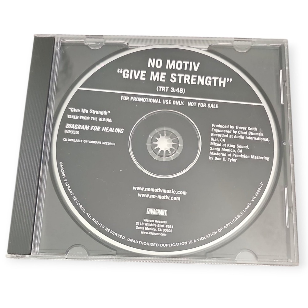 No Motiv – Give Me Strength [2001 Promotional‎ CD Single]